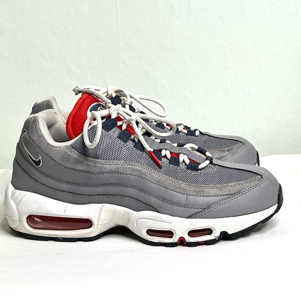 Nike Air Max 95  Women's 8 Cement Gray & Red #DB0250 001
